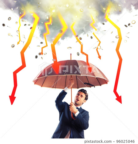 Stormy economic crisis Stormy economic crisis 96025846