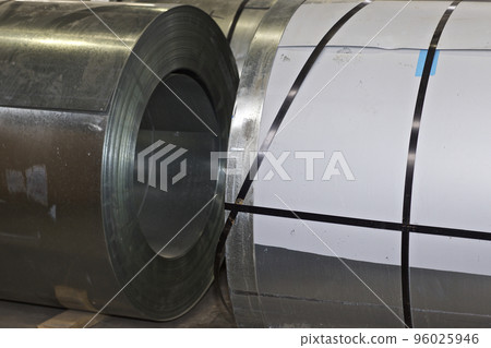 Rolls of cold-rolled galvanized steel in stock Rolls of cold-rolled galvanized steel in stock 96025946