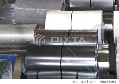 Rolls of cold-rolled galvanized steel in stock Rolls of cold-rolled galvanized steel in stock 96025963