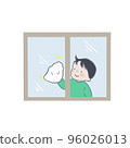 child cleaning windows 96026013