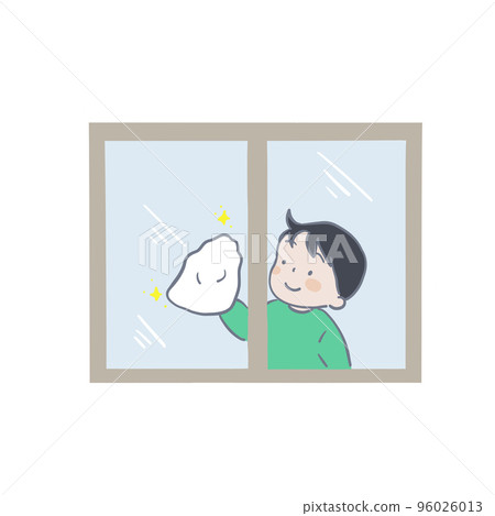 孩子擦窗戶 孩子擦窗戶 96026013