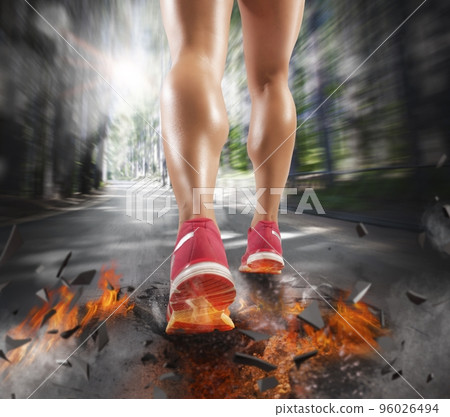 Competitive runner Competitive runner 96026494