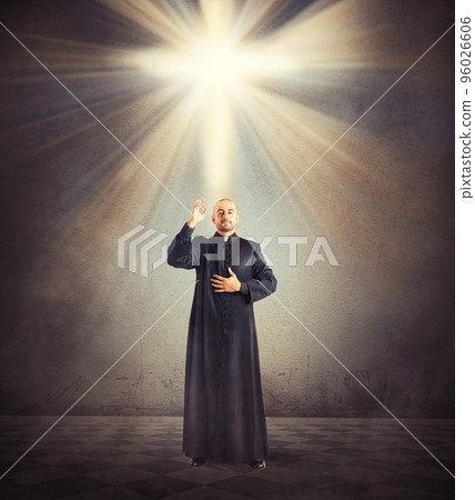 Blessing of the priest 96026606