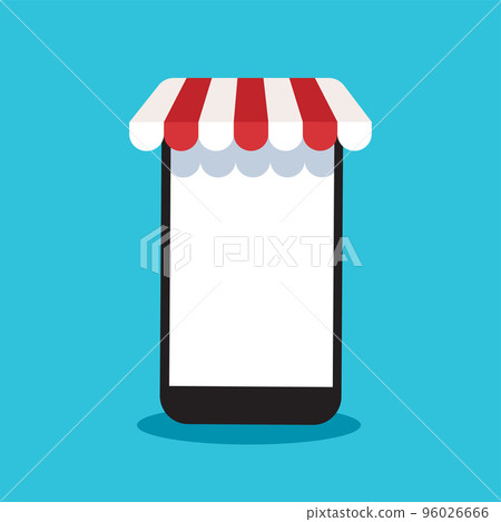 Online shopping on application and mobile concept, digital marketing online 96026666