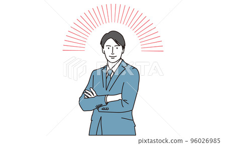 confident businessman 96026985