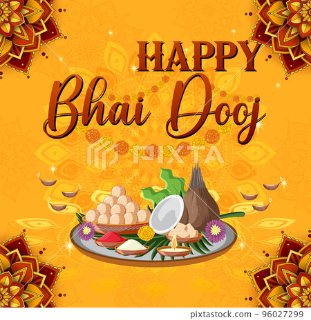 Happy Bhai Dooj Poster Design Happy Bhai Dooj Poster Design 96027299