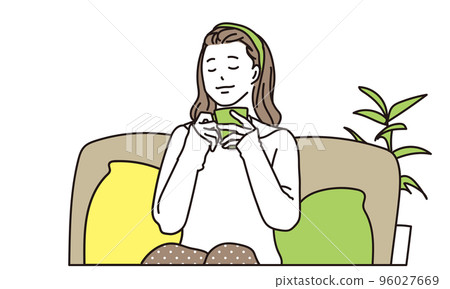 Relaxing woman 96027669