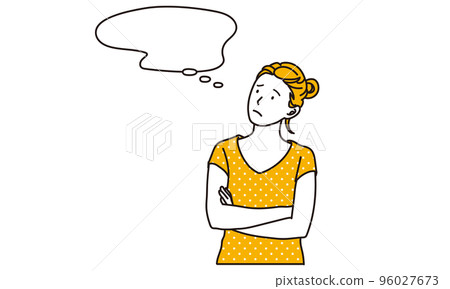 擔心生活方式的女人 擔心生活方式的女人 96027673