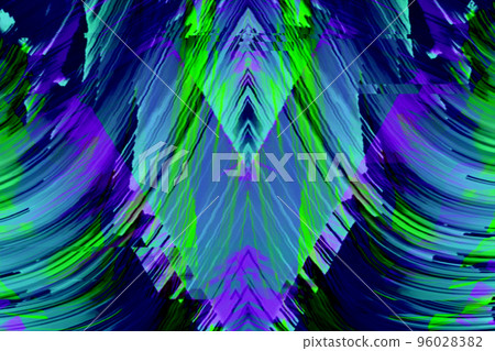 Motion Glitch Multicolored Distorted textured psychedelic zebra background 96028382