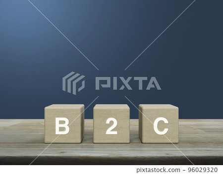 Business to customer marketing and strategy concept Business to customer marketing and strategy concept 96029320