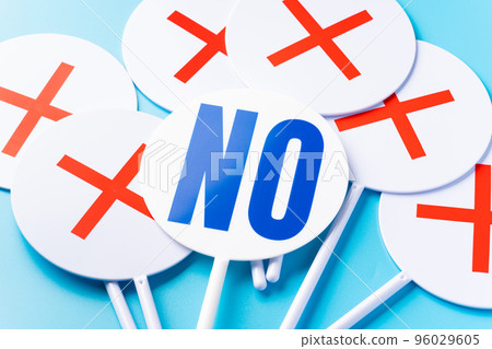 letters, x-mark, wrong answer 96029605