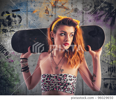 Skater girl Skater girl 96029650