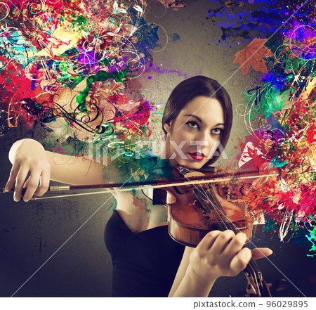 Beautiful violinist Beautiful violinist 96029895