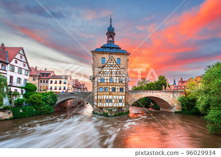 Bamberg, Bavaria - Beautiful small town of Germany, travel destination. 96029934