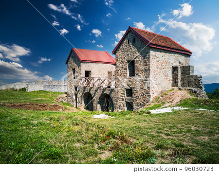 Porolissum, Romania - Ancient roman castrum in Dacia Porolissensis Province. Porolissum, Romania - Ancient roman castrum in Dacia Porolissensis Province. 96030723