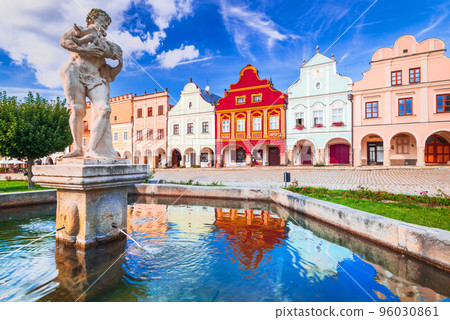 Telc, Czech Republic. Historical city in Moravia. Telc, Czech Republic. Historical city in Moravia. 96030861