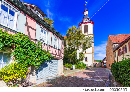 Creglingen, Bavaria. Romantic Road beautiful city in Germany. Creglingen, Bavaria. Romantic Road beautiful city in Germany. 96030865