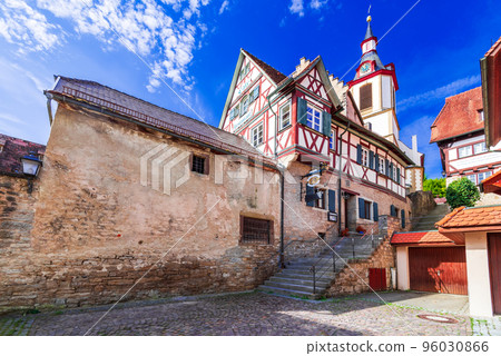 Creglingen, Bavaria. Romantic Road beautiful city in Germany. 96030866