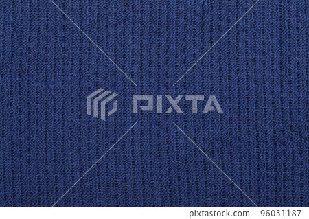 Blue knitting fabric textured background Blue knitting fabric textured background 96031187
