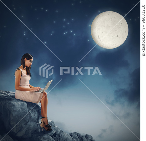 Romantic woman at PC 96031210