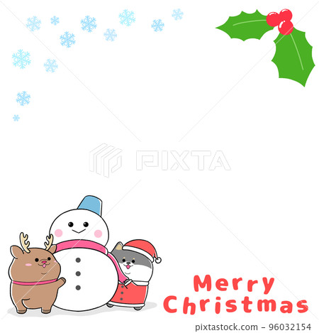 Yurukawa Kuroshiba Santa and Snowman Frame (1:1)② 96032154