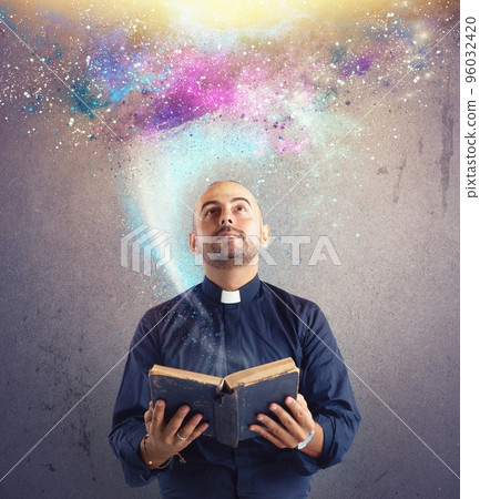 Priest observes universe light 96032420