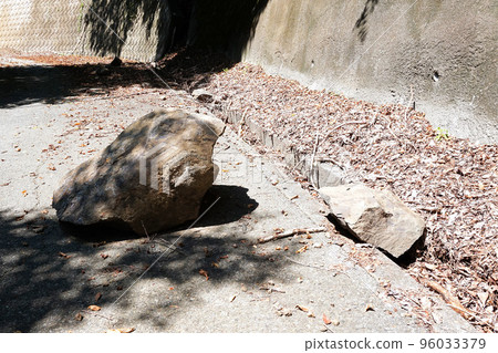 落石的道路[山梨縣早川町富士見山林道] 96033379