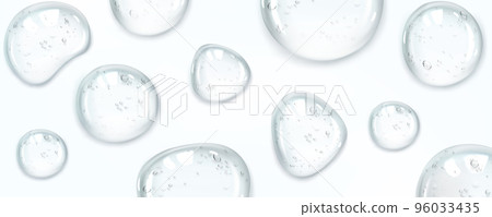 Liquid drops, serum, gel or collagen 3d texture 96033435