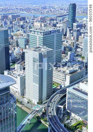 Hanshin Expressway seen from Conrad Osaka (Festival Tower) 96033546
