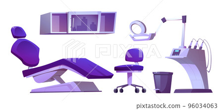 Dental cabinet interior staff and instruments set Dental cabinet interior staff and instruments set 96034063