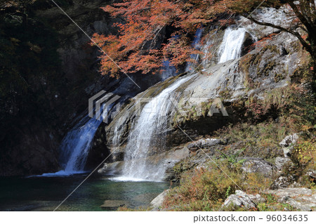 Seto River Valley in Autumn (Amegaeri Falls) 96034635