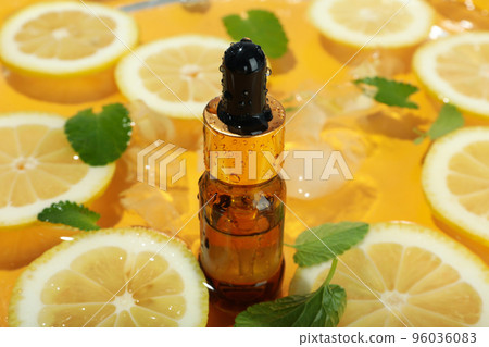 Concept of fresh natural cosmetic, close up 96036083