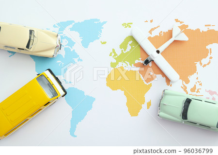 Concept of travel and adventure all around the world Concept of travel and adventure all around the world 96036799
