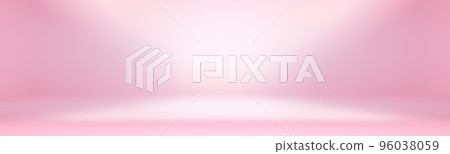 Abstract empty smooth light pink studio room background, Use as montage for product display,banner,template. 96038059