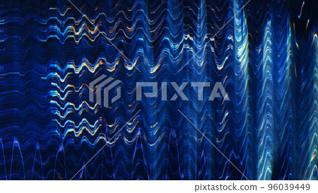 Distorted display. User interface breakdown. Static vibration pattern layer. 96039449