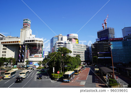 Yokohama Scenery around the West Exit of Yokohama Station Yokohama Scenery around the West Exit of Yokohama Station 96039691