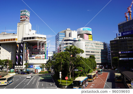 Yokohama Scenery around the West Exit of Yokohama Station 96039693