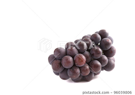 Red grapes isolated in white background 96039806