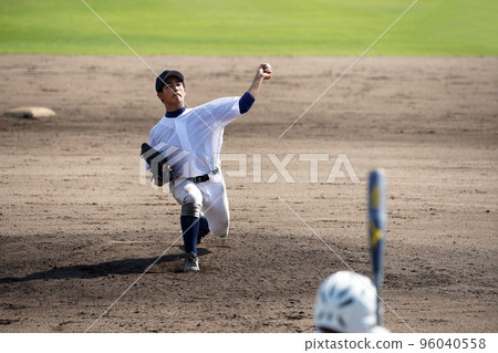 Left-handed pitcher (high school baseball) 96040558