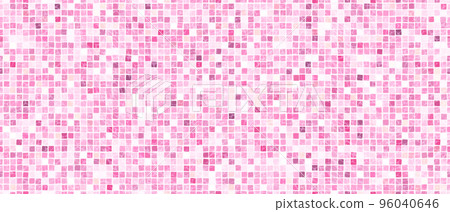 Pastel pink pool mosaic tile seamless pattern 96040646
