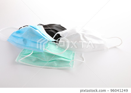 Used mask isolated in white background 96041249