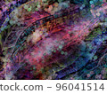 Dark purple maroon blue bubbly abstract art backdrop Dark purple maroon blue bubbly abstract art backdrop 96041514
