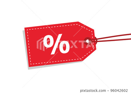 red sale promotion tag percent shopping label red sale promotion tag percent shopping label 96042602