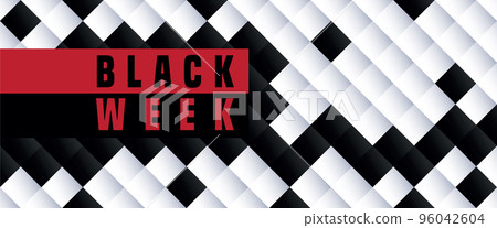 black week red promotion sale shopping banner black week red promotion sale shopping banner 96042604