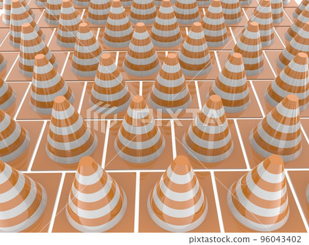 Background from road repair cones 96043402