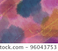 Pink yellow and blue watercolor wet abstract design backdrop print Pink yellow and blue watercolor wet abstract design backdrop print 96043753
