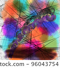 Dark bubbles and lines abstract style colorful strokes and splashes background abstract art backdrop Dark bubbles and lines abstract style colorful strokes and splashes background abstract art backdrop 96043754