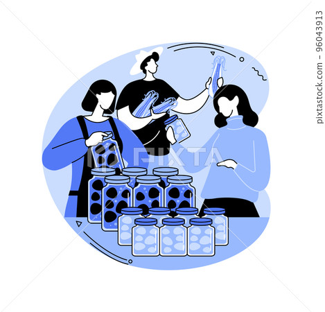 Community fair isolated cartoon vector illustrations. 96043913