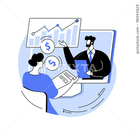 Business consultant isolated cartoon vector illustrations. Business consultant isolated cartoon vector illustrations. 96043928