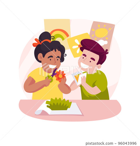 Handmade presents isolated cartoon vector illustration. 96043996